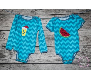 Stickdatei - Wassermelone Fransenappli